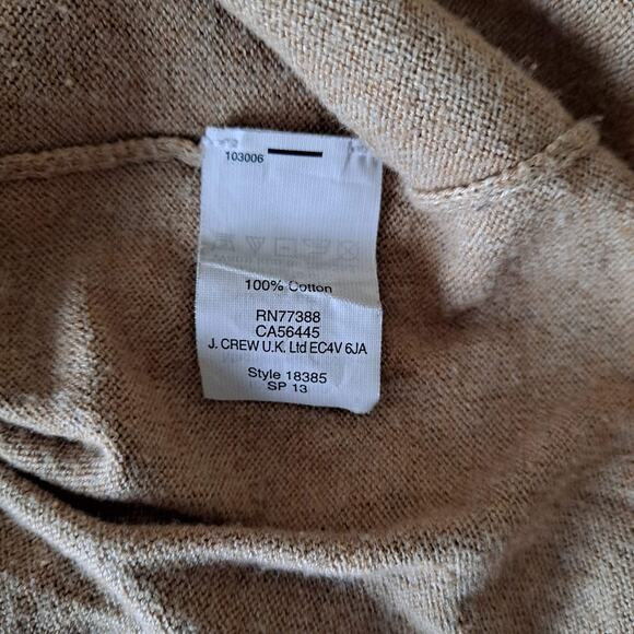 Madewell Camel Color Zebra Graphics Lightweight Crewneck Pull On Sweater - Sz XS - Picture 11 of 11